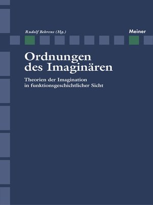 cover image of Ordnungen des Imaginären